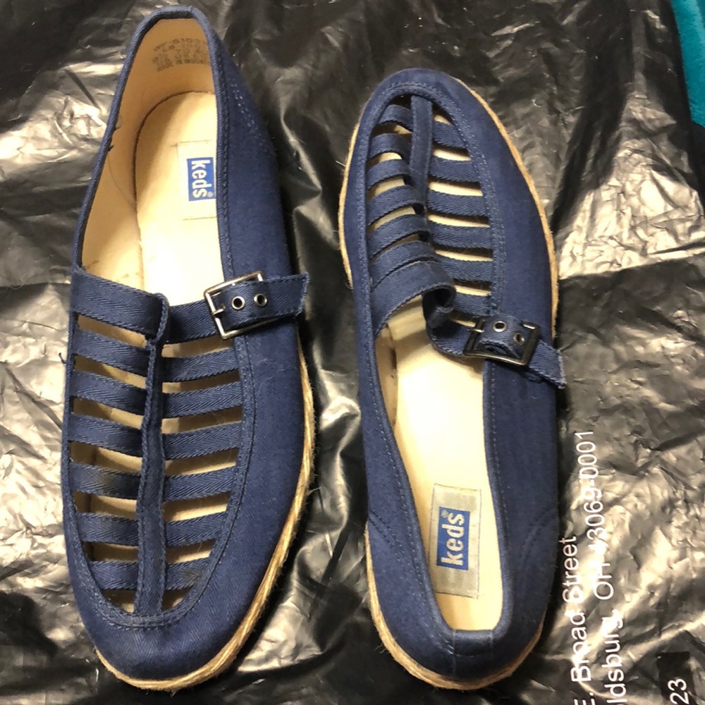 Keds Navy Blue Women Espadrille Sandals
